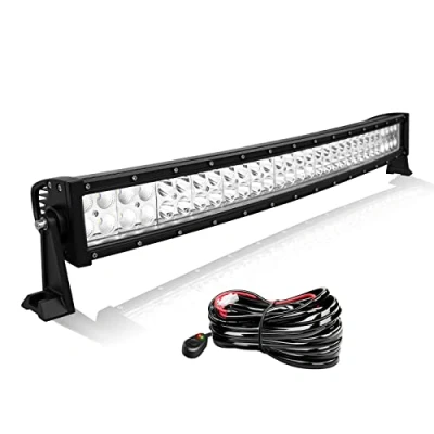 Image de Willpower 81cm 180W Barre Lumineuse LED de Travail Incurvé Combo Faisceau Spot D&#039;inondation Câblage DC 12V 24V 6000K 4x4 Voiture Camion Tracteur Offroad Véhicules ATV Utvs
