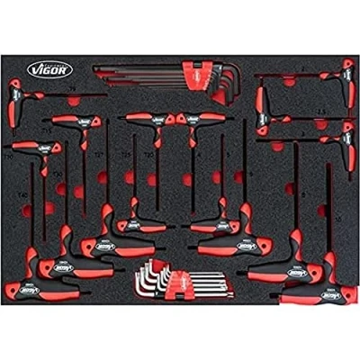 Image de Vigueur Vigor V5175 en T et Offset Jeu de tournevis