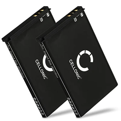 Image de CELLONIC® 2X Batterie téléphone Fixe V30145 K1310K X447,V30145 X447 0 HY,V30145 K1310 1050mAh Compatible avec Siemens Gigaset SL910, SL910A, SL910H sans Fil Maison Longue Utilisation
