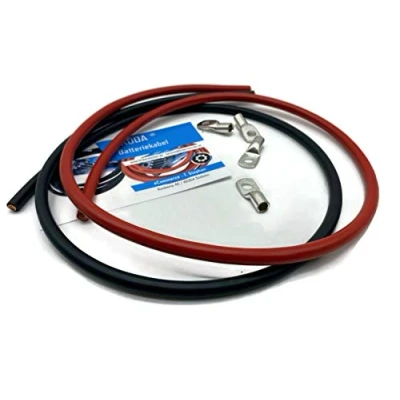 Image de eXODA câble de batterie 25mm2 4x M8 cosses 1m chacune rouge et noir