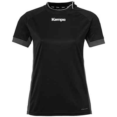 Image de Kempa Prime Tshirt imprimé, Femme, Taille: Large, Kempablau anthra