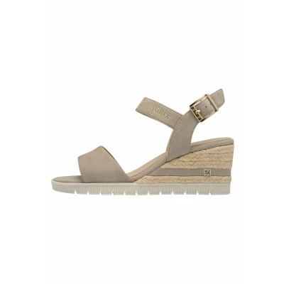 Image de s.Oliver Espadrilles, Femme, Taille: 41, Light taupe Textile