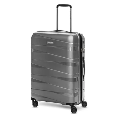 Image de REDOLZ Essentials 10 Valise Check in à Coque Dure Trolley de Taille Moyenne 45 x 27 67 cm en polypropylène léger 4 Doubles roulettes &amp; TSA
