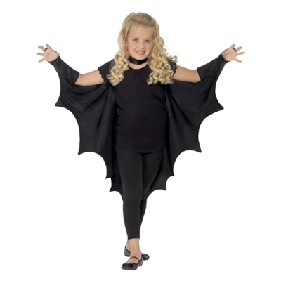 Image de Smiffys Ailes chauve souris vampire, Noir
