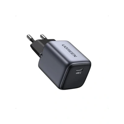 Image de UGREEN Nexode 30W Chargeur USB C Rapide avec GaN Tech Compatible iPhone 16 Plus Pro Max 15 14 13 12 11 Pixel 8 7a 6a Galaxy S24 Ultra S23 A15 A05s MacBook Air iPad Mini (Gris)