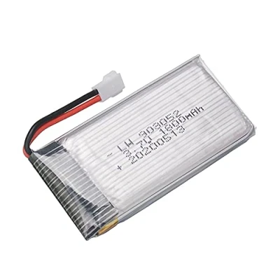 Image de YUNIQUE GREEN CLEAN POWER Batterie LiPo Rechargeable 3.7V 1800mAh pour Drones Compatible avec KY601S SYMA Série X5 M18 Longue Durée Quadricoptères, Argent