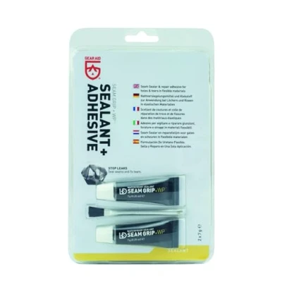 Image de Gear Aid Seam Grip WP Waterproof Sealant and Adhesive 7 g (2 Pack) onderhoud