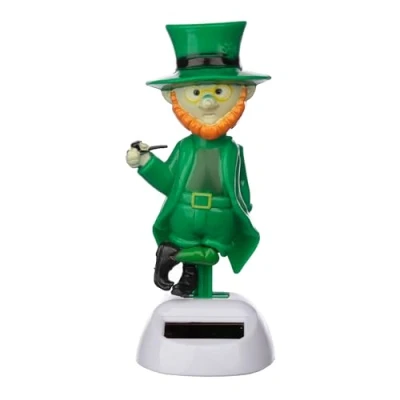 Image de Puckator FF52 Farfadet Figurine Solaire Plastique Vert/Orange/Blanc 6 x 5 12 cm