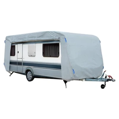 Image de GreenYard® Bâche de Protection pour caravanes ou Camping Cars Taille XXL 7730 x 250 220 cm Housse Contre la poussière et l&#039;humidité Respirant Durable