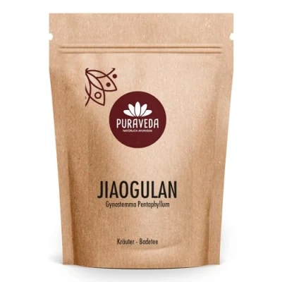 Image de Jiaogulan 125g séché Herbe de l&#039;immortalité Gynostemma pentaphyllum Nouvelle récolte janvier 2019 SANS tiges triés sur le volet Qualité supérieure