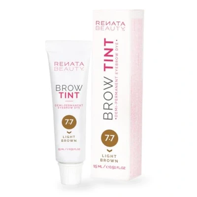 Image de Renata Beauty Teinture Sourcil Coloration Premium 15 ml de Personnalisable et Durable 4 Semaines Colorant Doux Sûr 3 Couleurs Possibles [Brun Clair]
