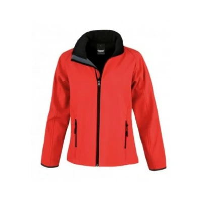 Image de Result R231F Veste Softshell Imprimable, Rouge/Noir, XL Femme