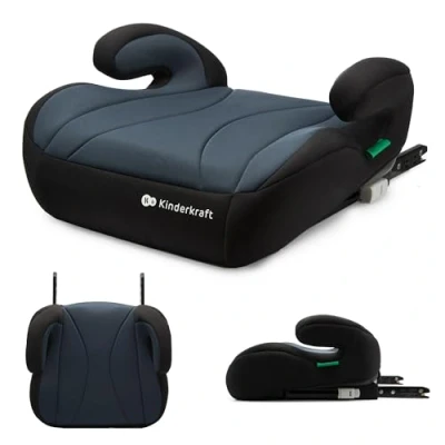 Image de Kinderkraft I BOOST Siège enfant, Auto, Size, 135 150cm, réhausseur de 9 à 12 ans, facile monter, posture ergonomique, mousse supplémentaire, noir