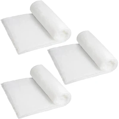 Image de JOYIN Lot de 3 rouleaux couverture neige artificielle douce, épaisse et moelleuse en coton synthétique pour décoration Noël, fêtes d&#039;hiver 38 cm x m