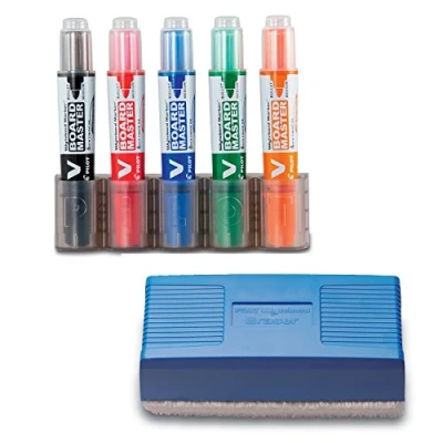 Image de Pilot Begreen Kit whiteboard Marqueur pour Tableau blanc Pointe Large Assorties