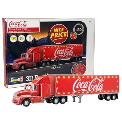 Image de Revell 3D Puzzles 00152 Camion Coca Cola LED Edition Rouge