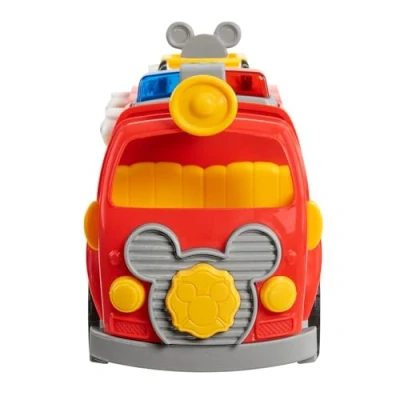 Image de Just Play Coffret Camion de Pompier Mickey Mouse Disney avec Figurine et Effets sonores Lumineux, Jouets pour Enfants 3 Ans Plus