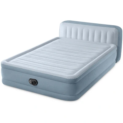 Image de Intex Plush double airbed avec tête de lit