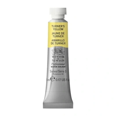 Image de Winsor &amp; Newton Aquarelle Professionnel Peinture Aquarelle, Haute Luminosité, Résistante à la Lumière, Qualité Archive, Tube de 5 ML, Couleur Jaune Turner