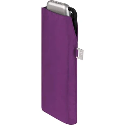 Image de Doppler Parapluie de poche en acier carbone slim uni Format pratique Léger 22 cm, violet (royal), 90 cm