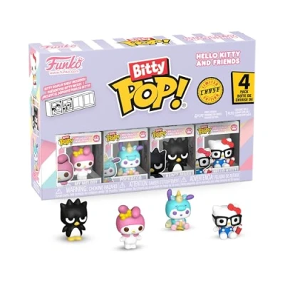 Image de Funko Bitty Pop! Sanrio My Melody 4PKet Une Mini Figurine Mystère en Surprise 2.2 Cm Hello Kitty Collectionnable Idée de Cadeau