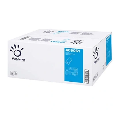 Image de Papernet Defend Tech Rouleau de Papier Médical pour lit 419287, 9 Rouleaux 100% Cellulose, Agent Antibactérien, Double Epaisseur, Longueur 50m, 143 Feuilles, Dimensions 59x53cm
