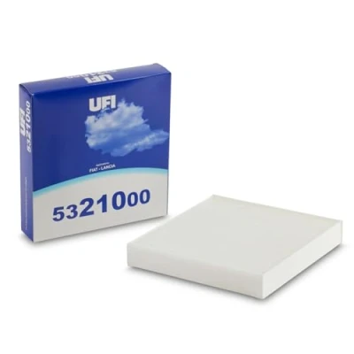 Image de UFI Filters, Filtre à Pollen d&#039;Habitacle 53.210.00, de Remplacement, Adapté aux Voitures, Applicable sur Divers Modèles Abarth, Chrysler, Fiat et Lancia