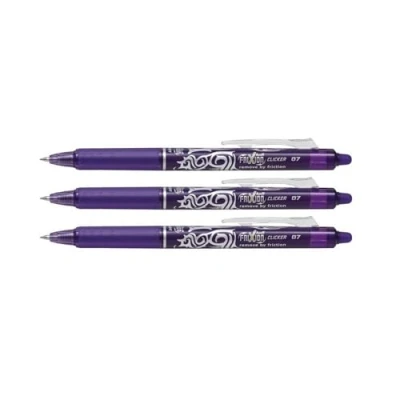 Image de Pilot 417235 Lot de 12 Roller Frixion Clicker rétractable Pointe moyenne Violet