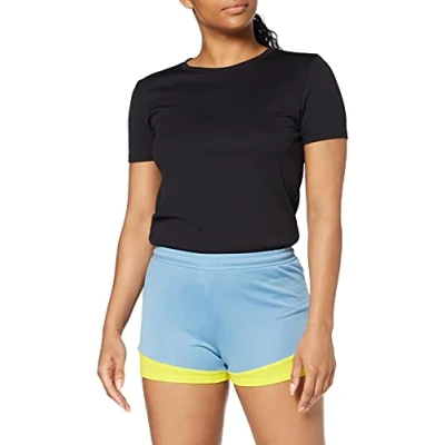 Image de Kempa Emotion 2.0 Short pour Femme, Bleu (Dove Blau/Limonengelb), XS