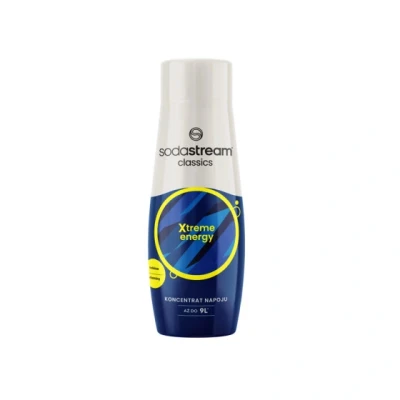 Image de SodaStream Concentré Xtreme Energy pour Machine à Eau Pétillante et Soda Préparez jusqu&#039;à 9 Litres de Boisson Energisante en Quelques Secondes, 440ml