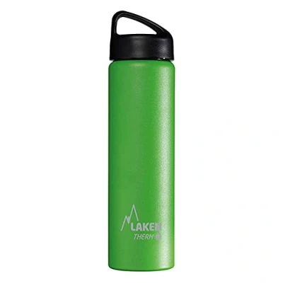 Image de Laken Bouteille Isotherme Classique en Acier Inoxydable avec Isolation Sous Vide et Goulot Large 750 ml Vert