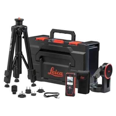 Image de Leica DISTO X6 télémètre Laser Robuste (Indice de Protection IP65) avec Bluetooth et viseur numérique pour mesures Distance dans Les Conditions Plus Difficiles (intérieur extérieur)