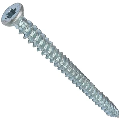 Image de AERZETIX C48384 Lot de 50 Vis d&#039;ancrage direct pour béton Ø7.5x92mm tête fraisée conique à empreint étoile T30 fixation directe sans cheville