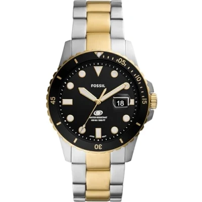 Image de Fossil Montre, Homme, Taille: One Size, Two tone/black
