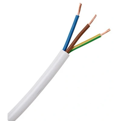 Image de Kopp 151610846 Tuyau conducteur H03 VV F Blanc 3 x 0,75 mm² 10 m