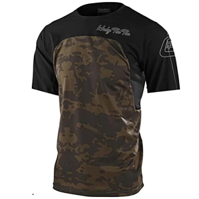 Image de Maillot De VTT pour Homme Manches Courtes Respirant Séchage Rapide,Cyclisme Vélo Route/Multisport/Fitness (Style 7,XL)