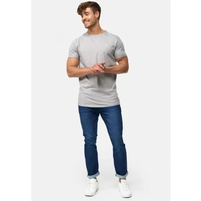 Image de Indicode Jeans Kloge Tshirt basique, Homme, Taille: Small, Grey