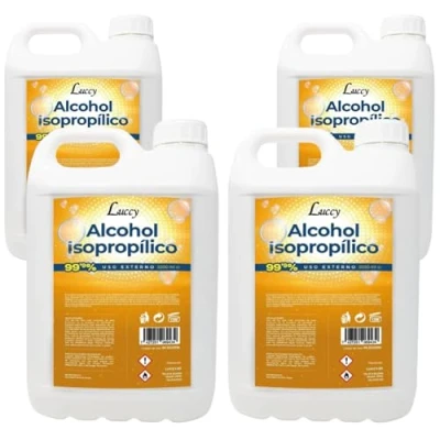 Image de LUCCY Alcool Isopropylique 99,9% Extra Pur Isopropanol Liquide IPA Nettoyant, Solvant et Dégraissant (20 Litres)