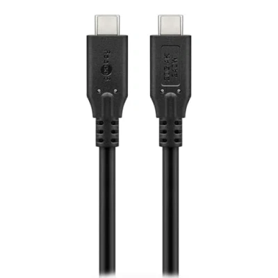 Image de Goobay 74189 câble USB USB4 Gen 2x2 2 m C Noir Neuf