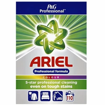 Image de Ariel Professional 4084500911567 Lessive en Poudre Color 1 x 7.150 kg Carton