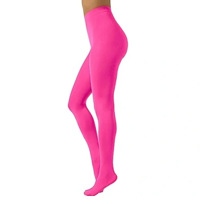 Image de CALZITALY Collants Opaque en Douce Microfibre de Couleur S, M, L, XL, XXL, 3XL, 4XL 80 DEN Fabriqué Italie (4XL, Fuxia)