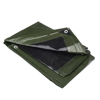 Image de WERKA PRO Bâche Multifonctions Noire et Verte 240 g/m2 1,5 x 6 m