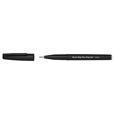 Image de Pentel Stylo à encre pigmentée SESP15 NX Pointe pinceau Gris