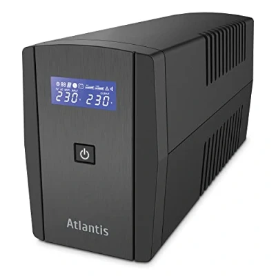 Image de Onduleur ATLANTIS A03 S120 1000VA 500W écran LCD Port USB