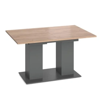 Image de Vicco Table de Salle à Manger Dix, Anthracite/Chêne Force doré, 140 x 90 cm