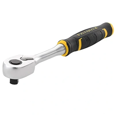 Image de Stanley Fmmt82677 0 Cliquet 120 Dents 3/8&quot; Gamme Fatmax Angle de Reprise 3 Tête Compacte pour une Accessibilité Optimale Éjection Facile et Rapide Inversion Main Manche Bi Matière