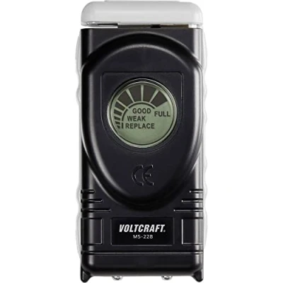 Image de VOLTCRAFT Testeur de piles MS228 plage mesure (testeur pile) 1,5 V, 1,55 9 V pile