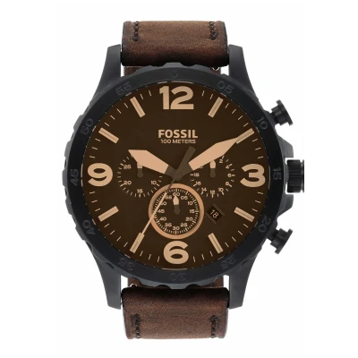 Image de Fossil Montre à aiguilles, Homme, Taille: One Size, Brown