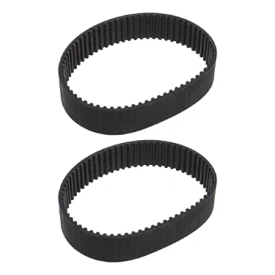Image de ECSiNG Lot de 2 courroies d&#039;entraînement en caoutchouc pour rabot HTD201 3M 14 67 dents CT2610387984 compatibles avec Bosch Skil