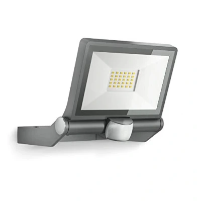 Image de Steinel Projecteur LED extérieur XLED ONE S, détecteur de mouvement 180, 18,6 W, 2050 lm à 3000K, anthracite